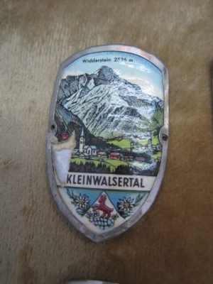 Alternative view of Bavarian & Austrian Walking Cane Sheilds
