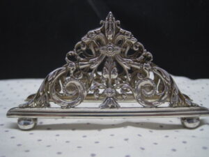 Sheffield Sterling Silver Letter Holder  - Crown Lion - Image 8