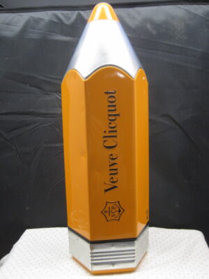 Veuve Clicquot Champagne Orange Pencil Metal Tin