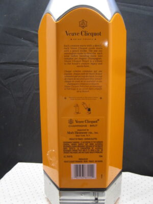 Veuve Clicquot Champagne Orange Pencil Metal Tin - Image 3