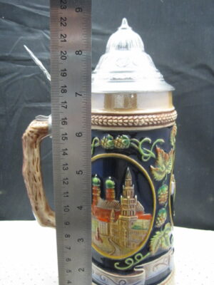 Gerz West Germany Lidded Beer Stein Mug Munchen - Image 4