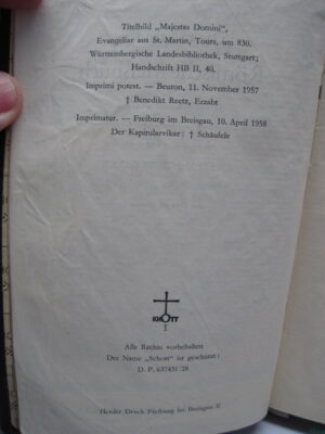 The Complete One Roman Missal -1957  Das Vollstandige Romische MeBbuch-Liturgical Catholic Mass Book - Image 8