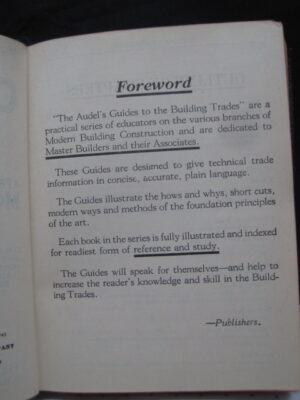 Audels Carpenter & Building Guides- Volume 1 - 4 ~ 1946 - Image 20