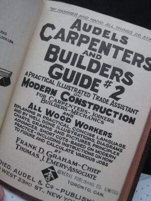 Audels Carpenter & Building Guides- Volume 1 - 4 ~ 1946 - Image 15