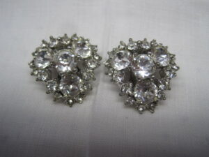 Crystal Dome Cluster MCM Earrings - Bogoff - Image 3