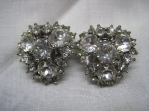 Crystal Dome Cluster MCM Earrings - Bogoff