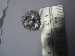 Crystal Dome Cluster MCM Earrings - Bogoff - Image 8