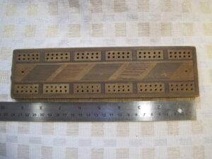 Antique Inlaid Crib Board - Image 6