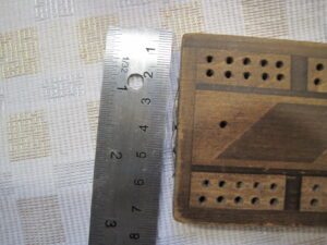 Antique Inlaid Crib Board - Image 5