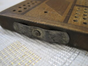 Antique Inlaid Crib Board - Image 3