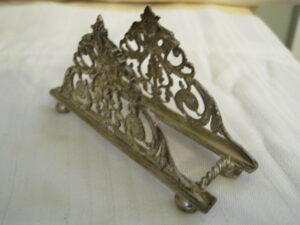 Sheffield Sterling Silver Letter Holder  - Crown Lion - Image 5