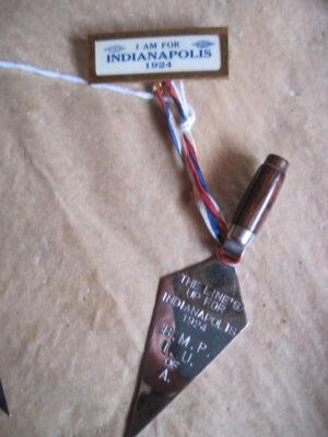 I Am For Indianapolis 1924 - Political Democratic Convention Medals - Image 7