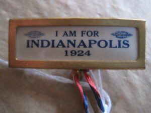 I Am For Indianapolis 1924 - Political Democratic Convention Medals - Image 6