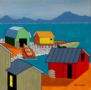 "Fogo Island Harbour, Nfld." - Terry Culbert (print)