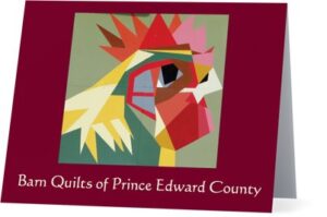 County Rooster ~ Barn Quilt Card