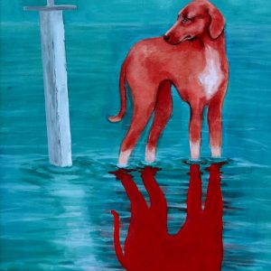 "Red Dog" ~ Sophie Barber (print)