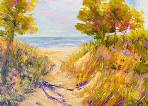 "Soothes The Soul, Sandbanks Park" - Judy Plomer print