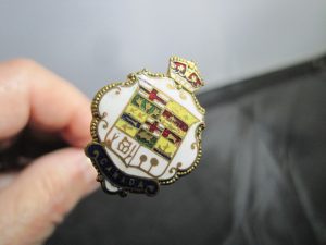 Canada Provincial Enamel Shield Crest 1873-1905 Hat Pin