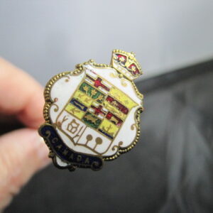 Canada Provincial Enamel Shield Crest 1873-1905 Hat Pin