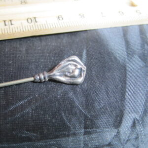 Alternative view of Sterling Tear Drop Shaped Hat Pin