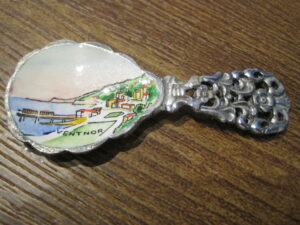 Ventnor Enamel Pewter Souvenier Spoon