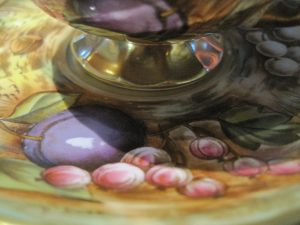 Alternative view of Gold Aynsley Orchard Hand Painted Cup and Saucer