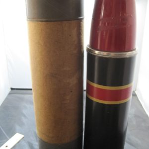 Vintage Black – Red Band Thermos Model 7Q - Toronto, Canada "The Only Thermos"