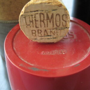 Alternative view of Vintage Black – Red Band Thermos  Model 7Q - Toronto, Canada "The Only Thermos"