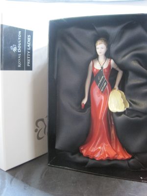 Alternative view of "Midnight Premier" Pretty Ladies Series Royal Doulton Figurine HN 4765