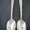 Silver Plate Pair Charlie McCarthy spoons - Image 2