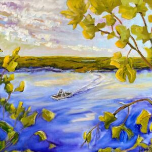 "The Adventure Begins (Glenora Ferry)" ~ Judy Plomer