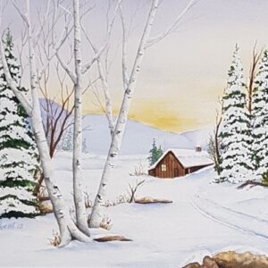 "Cozy Cabin" - E. Kent Studio (print)