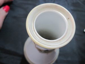 Alternative view of Hand painted Washington D.C. Small Vase / Hat Pin Holder, Nippon, Japan