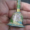 Cloisonné Miniature Bell Floral Design Brass Bell SOLD - Image 7