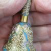 Cloisonné Miniature Bell Floral Design Brass Bell SOLD - Image 4
