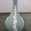 Wedgwood Sage Green Jasperware Cupid Bud Vase - Image 11