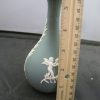Wedgwood Sage Green Jasperware Cupid Bud Vase - Image 9