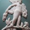 Wedgwood Sage Green Jasperware Cupid Bud Vase - Image 3