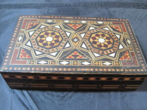 Mother of Pearl Inlayed Hinged Box