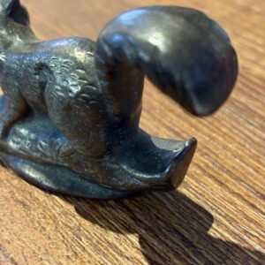 Alternative view of Figural Squirrel Bronzed Cast Iron Beer Bottle Opener