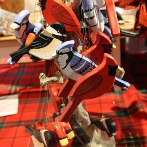 Hanging Hand Painted Bird Ornaments ~ Judy Morrow