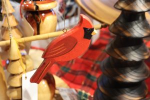 Alternative view of Hanging Hand Painted Bird Ornaments ~ Judy Morrow