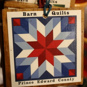 Alternative view of Barn Quilt Hanging Wooden Christmas Ornaments