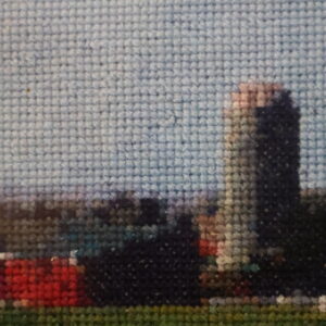 Alternative view of "Silo Vignette" ~ Janet Comeau