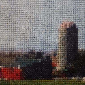 Alternative view of "Silo Vignette" ~ Janet Comeau