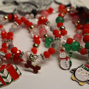 Kids Holiday Beach Glass Bracelets - PEC Beach Glass