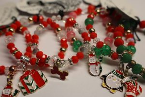 Kids Holiday Beach Glass Bracelets - PEC Beach Glass