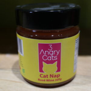 Cat Nap Rose Wine Jelly ~ 3 Angry Cats