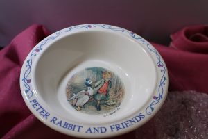 Alternative view of Beatrix Potter PETER RABBIT and Friends Child's 3 Piece Melamine Set NIB