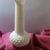White Milk Glass Hobnail Bud Vase ~ Brody & co - Image 3